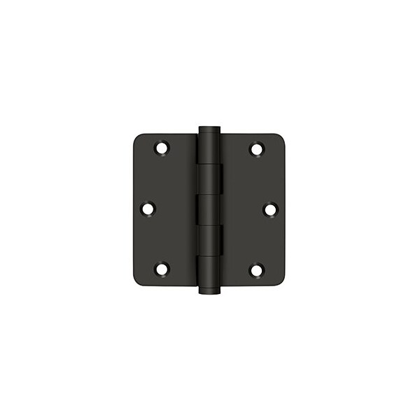 3-1/2 x 3-1/2 x 1/4 Radius Hinges in Oil-rubbed Bronze PR